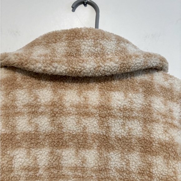 Blu Pepper Neutral Plaid Nubby Jacket - Picture 5 of 7